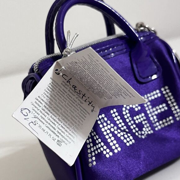 Victoria's Secret Purple Dream ANGEL Mini Purse Bag Keychain - Picture 11 of 15